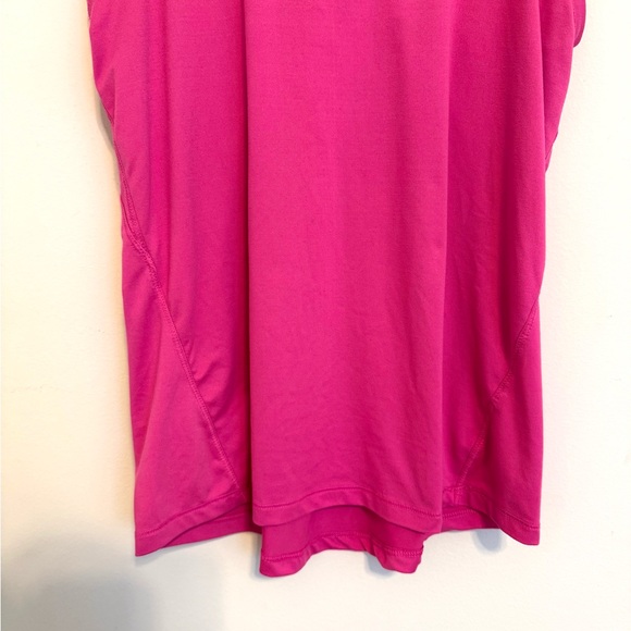 2/$30 Yogalicious Pink Racerback Athletic Tank Top Small - Picture 3 of 6